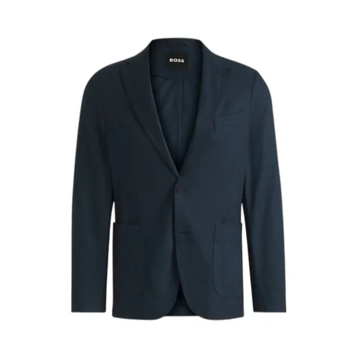Single-Breasted Slim-Fit Jacket