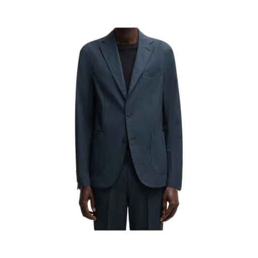 Single-Breasted Slim-Fit Jacket