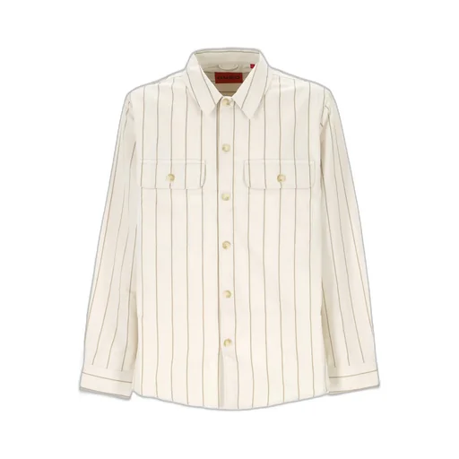 Striped Button-Up Shirt