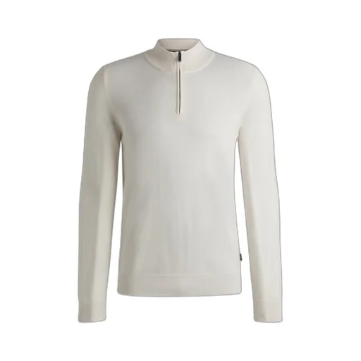 Half-Zip Knitted Jumper