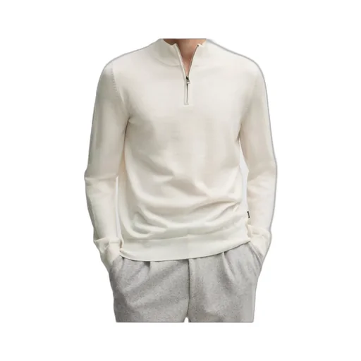Half-Zip Knitted Jumper
