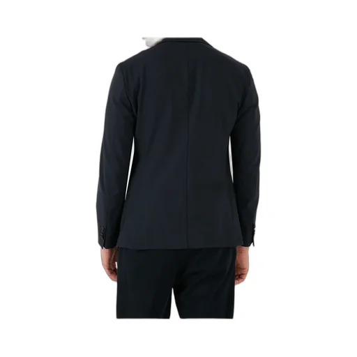 Micro-Patterned Stretch Slim-Fit Suit Jacket