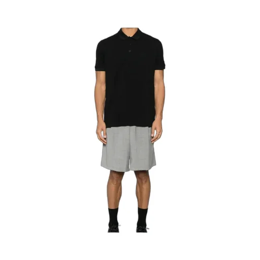 Logo Embroidered Short-Sleeved Polo Shirt