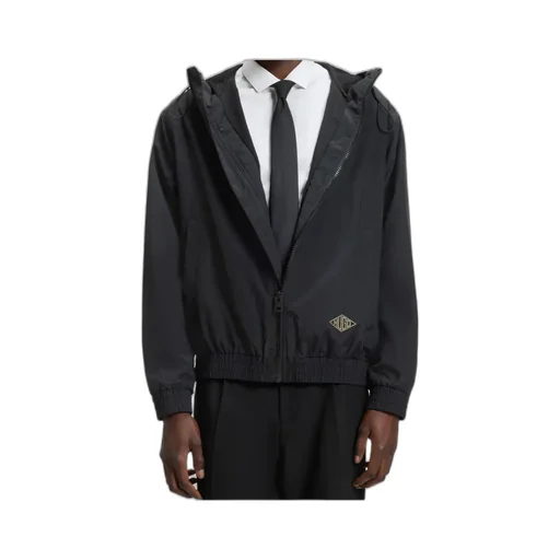 Logo Hooded Jacket