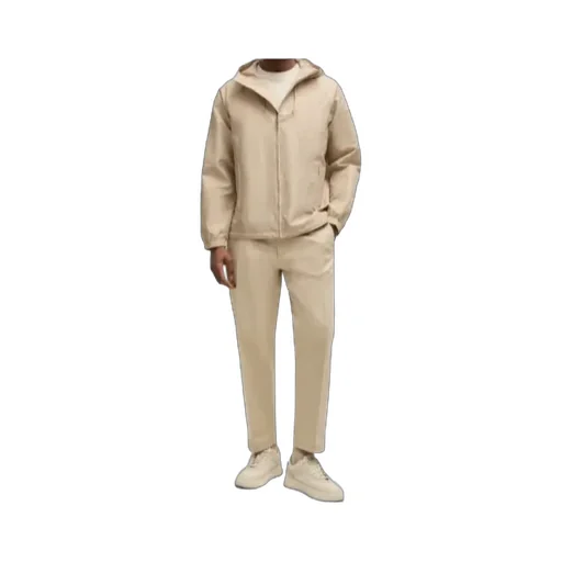 Hooded Zip-Front Jacket