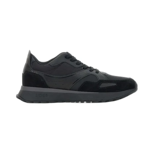 Logo Embossed Lace-Up Sneakers