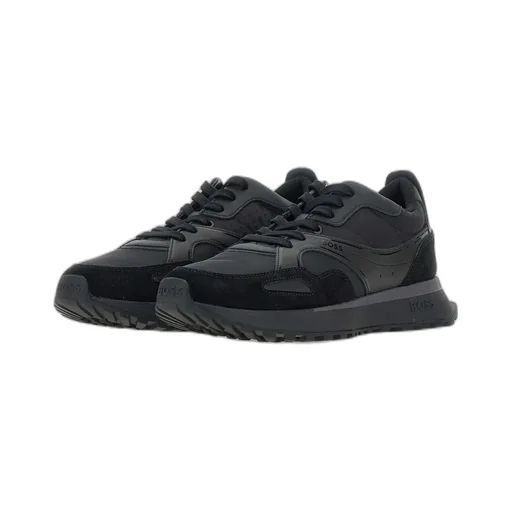 Logo Embossed Lace-Up Sneakers