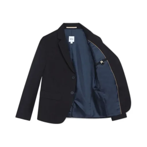 Single-Breasted Blazer With Notched Lapels