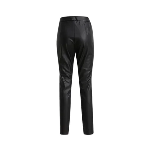 Faux-Leather Trousers