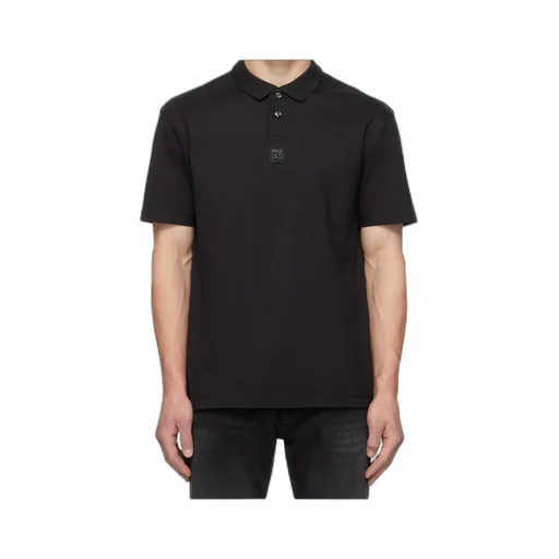 Stacked Logo Short-Sleeved Polo Shirt