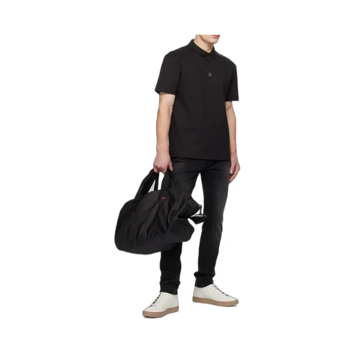 Stacked Logo Short-Sleeved Polo Shirt