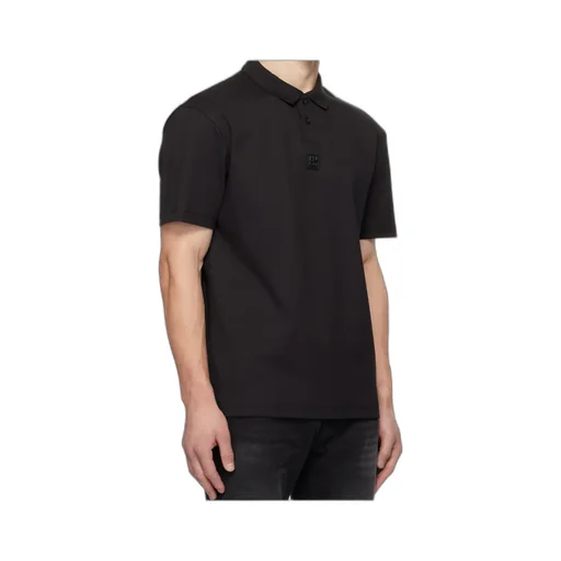 Stacked Logo Short-Sleeved Polo Shirt