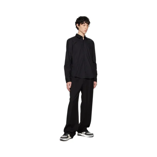 Logo Patch Slim Fit Shirt