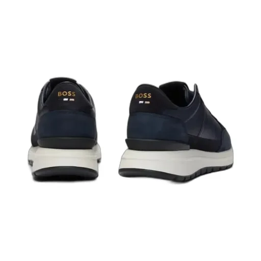 Logo Stamp Lace-Up Sneakers