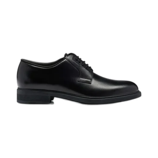 Lace-Up Leather Derby Shoes