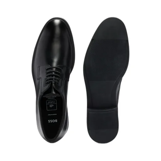 Lace-Up Leather Derby Shoes