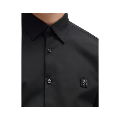 Logo Patch Slim Fit Shirt
