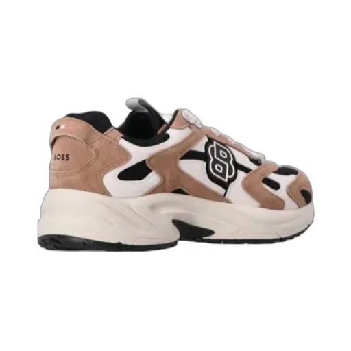 Suede-Trimmed Mesh Sneakers