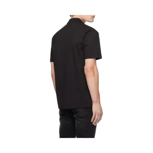 Stacked Logo Short-Sleeved Polo Shirt