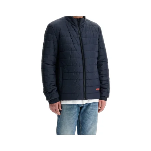 Logo-Printed Zipped Padded Jacket