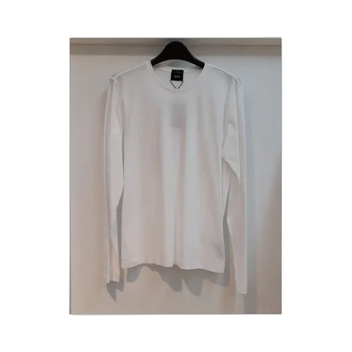 Round Collar And Long-Sleeved T-Shirt