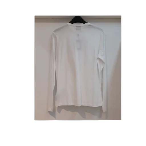 Round Collar And Long-Sleeved T-Shirt