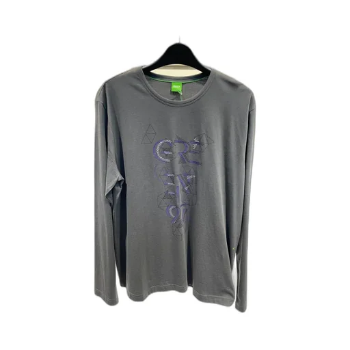 Round Collar Long-Sleeved T-Shirt