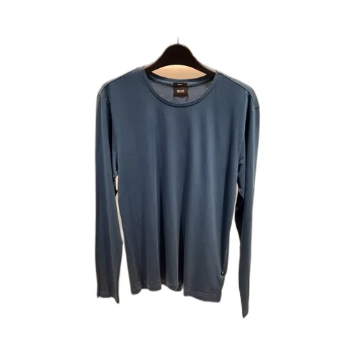 Round Collar Long-Sleeved T-Shirt