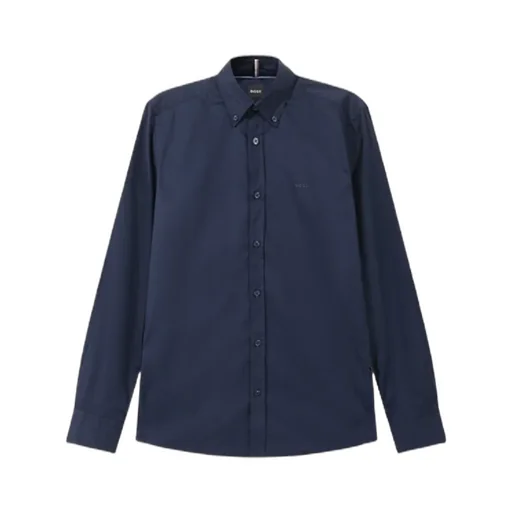 Logo-Embroidered Curved Hem Shirt