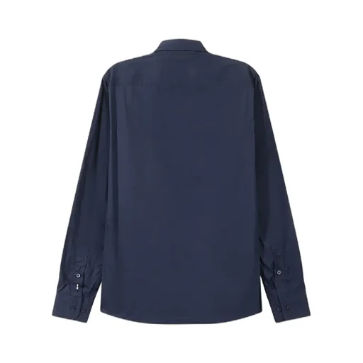 Logo-Embroidered Curved Hem Shirt