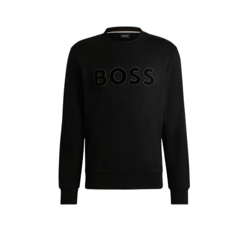 Logo Embossed Crewneck Sweater