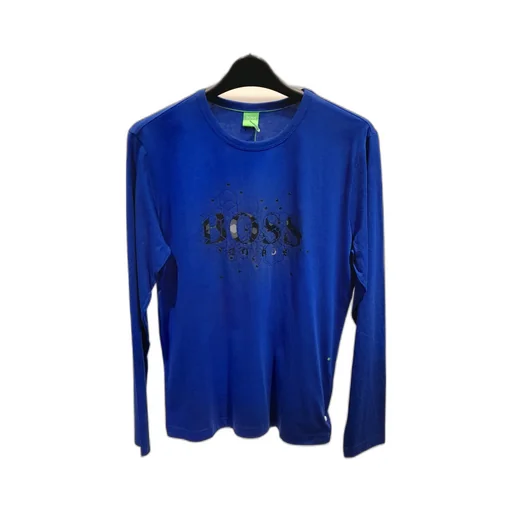 Round Collar And Long-Sleeved T-Shirt