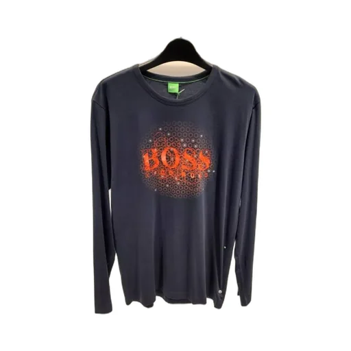 Round Collar And Long-Sleeved T-Shirt