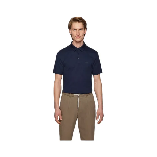 Button Detailed Slim Fit Polo Shirt