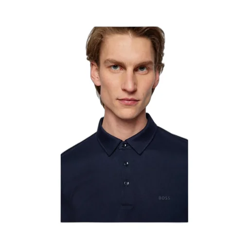 Button Detailed Slim Fit Polo Shirt
