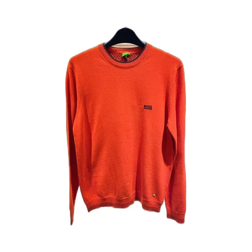 Round-Collar Long-Sleeved Sweater