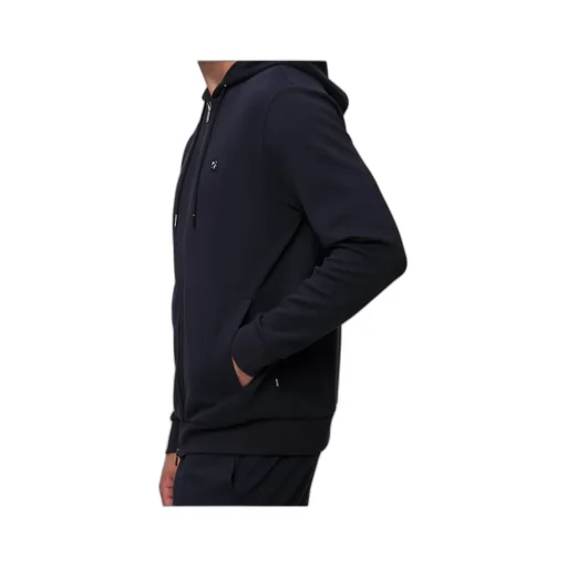 Logo Patch Zipped Hoodie