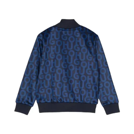 Logo-Print Zip-Up Bomber Jacket
