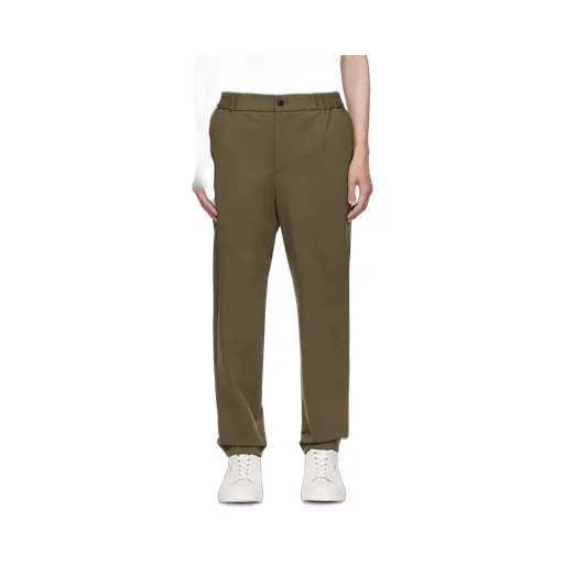 Semi-Elastic Waist Casual Pants