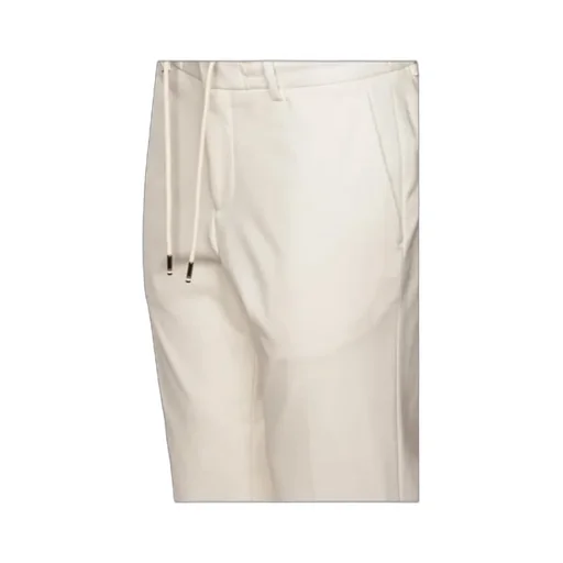 Straight-Leg Drawstring Trousers