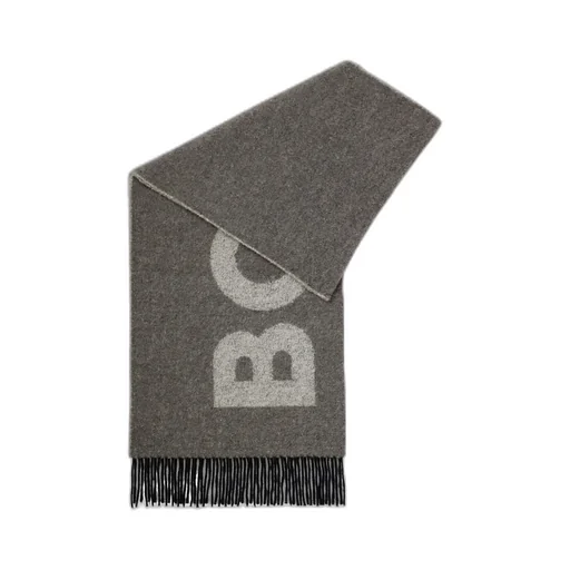 Armin Jacquard Logo Scarf