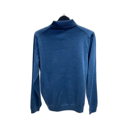 Buckle Long-Sleeved Polo Shirt