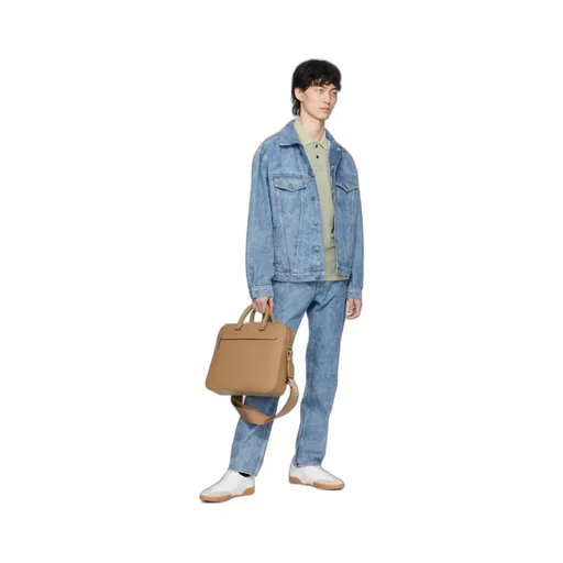 Long Sleeved Button-Down Denim Jacket
