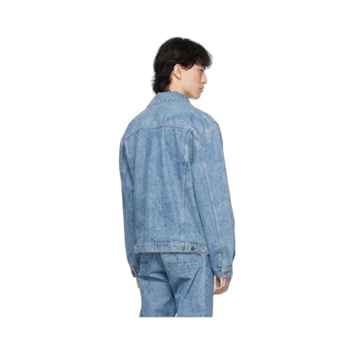 Long Sleeved Button-Down Denim Jacket