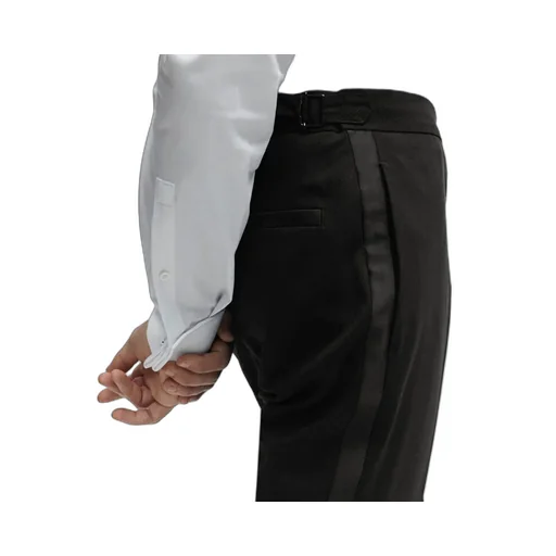Long-Sleeved Suit Coat Slim Trousers