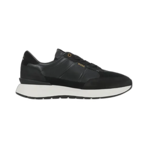 Logo Stamp Lace-Up Sneakers