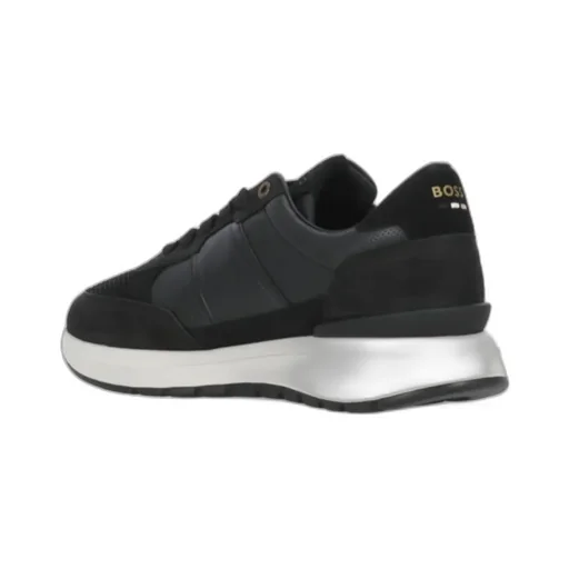 Logo Stamp Lace-Up Sneakers