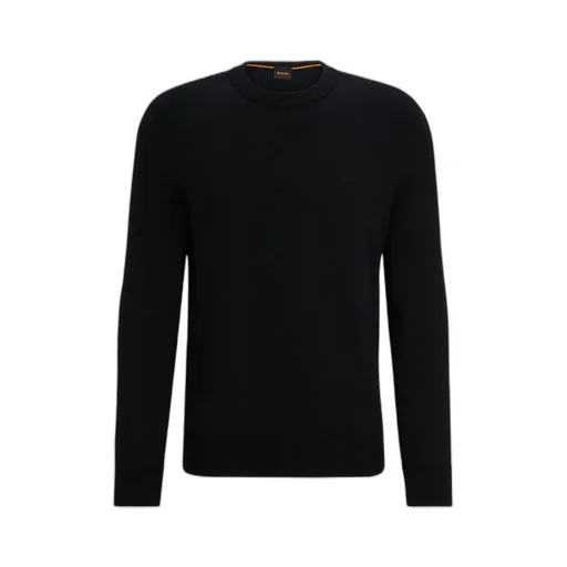 Logo-Embroidered Ribbed Jumper