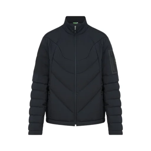 Quilted Patch Down Jacket