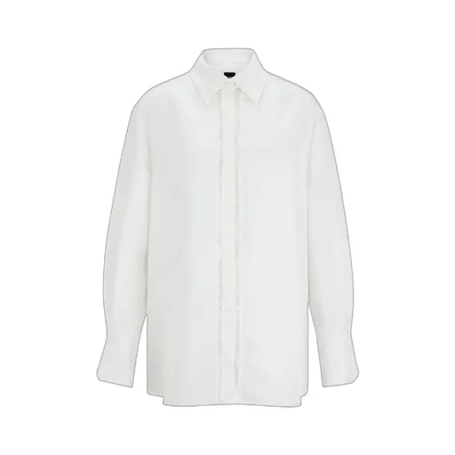 Long-Sleeve Collared Shirt